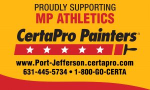 CertaPro Painters of Port Jefferson supports Miller Place Athletic Booster Club